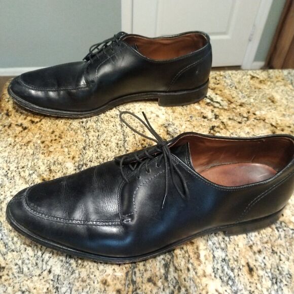 Allen Edmonds Lasalle Black Leather Dress Comfort Oxfords Men\'s Size 12 D main image 6